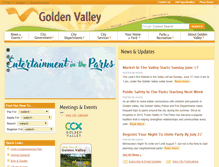 Tablet Screenshot of goldenvalleymn.gov